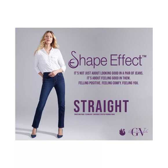 Gloria Vanderbilt Womens Shape-Effect Wide-Leg-Crop High-Rise Warm Grey 4/8/12 - Picture 4 of 4